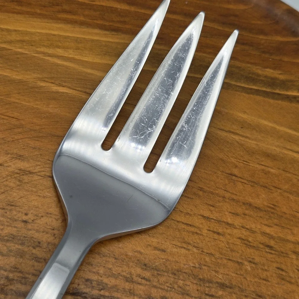 Dansk Meridian Cold Meat Serving Fork Glossy Stainless Steel 9